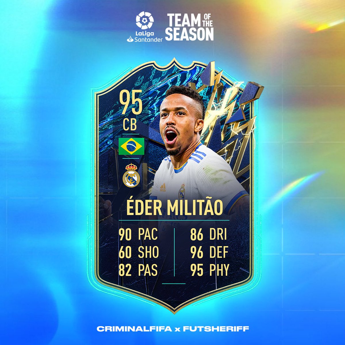 FUT Sheriff - 💥Militao 🇧🇷 is in TEAM OF THE YEAR✅️