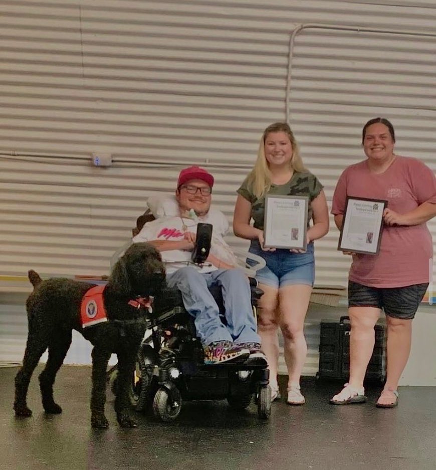 wagsformags's tweet photo. Congratulations are in order for Parker and his recipient!🐕‍🦺 We’re so proud of all of your hard work and can’t wait to see all of the amazing things you do! A big thank you to Taylor and Alysia for all of their work in best preparing Parker for his new recipient!🐾 https://t.co/4GOVbzSssG