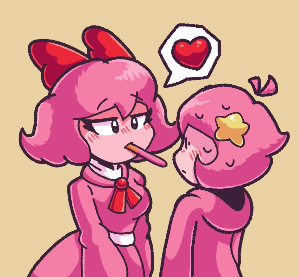 Pocky 💝 #Kirby #KirbysDreamLand3 #Chuchu