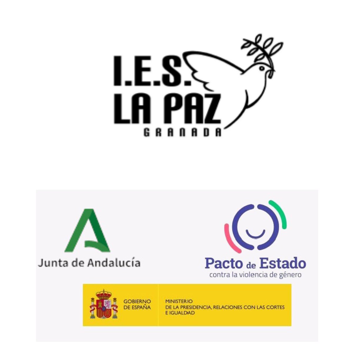 18-05-2022 Nuevo graffiti en la entrada del #IESLaPazGranada Valores de Igualdad que guiarán el día a día. Realizado por #ICACorazón y por toda la Comunidad educativa 💙💙💙👏🏻 Vídeo de la realización ➡️ bit.ly/3G5TmlC #Pactocontraviolencia