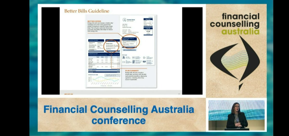 Yesterday, I shared some insights @ #FCAConference2022 on transition to reliable, affordable and sustainable energy, particularly through the lens of consumers experiencing vulnerability. We’re here at Booth 45 supporting financial counsellors in their efforts to help consumers!