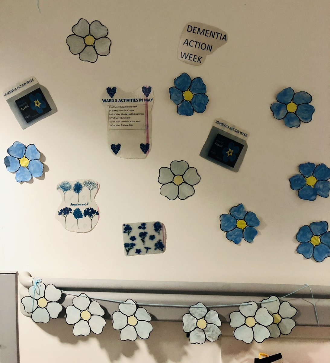 Emily May Robertson RN BEM (@sisteremms) on Twitter photo Loads going on <a href="/Ward5_Elderly/">Ward 6 # Care of Elderly</a> for #DementiaActionWeek2022 mobile tea party today with forget me not seeds, paintings and crochet flowers made by patients and staff on offer, well done <a href="/Kerrie27455950/">Kerrie ward 6Therapeutic Activity Co ordinator</a> and team 💫❤️ Loads going on <a href="/Ward5_Elderly/">Ward 6 # Care of Elderly</a> for #DementiaActionWeek2022 mobile tea party today with forget me not seeds, paintings and crochet flowers made by patients and staff on offer, well done <a href="/Kerrie27455950/">Kerrie ward 6Therapeutic Activity Co ordinator</a> and team 💫❤️