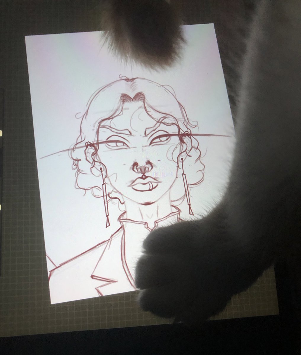 Artbylaaisu's tweet image. Update : here’s a sketch ✨
Jojo said it’s enough for tonight 😂