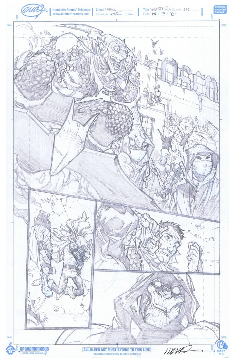 TheChipness's tweet photo. My inks over a google pull of @humberto_ramos pencils!!! @CBCebulski @JoeQuesada @marvel #digitalinker #digitalink @procreate https://t.co/7Pq4NmEfET