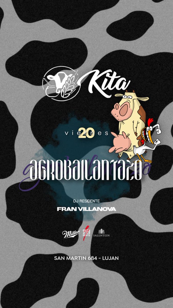 emilio_ciancio's tweet photo. Viernes 20 #Agrobailantazo @JuanBus99 @SantiAlte @Agus_defelippo https://t.co/Z5TjCPeP1v