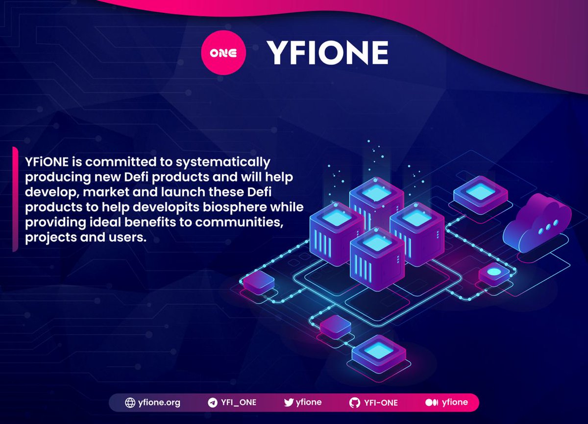 YFiONE (YFO) is a high yield #Defi that allows you to #Stake,#Farm, #swap and #Earn. Bringing real value to yield farming. $YFO.🤩

✅BUY HERE
Uniswap: v2.info.uniswap.org/pair/0x618cd22…
Pancakeswap:
exchange.pancakeswap.finance/#/swap?inputCu…

👉 yfione.org
#BSC #BSCGem #NFT #NFTCommumity