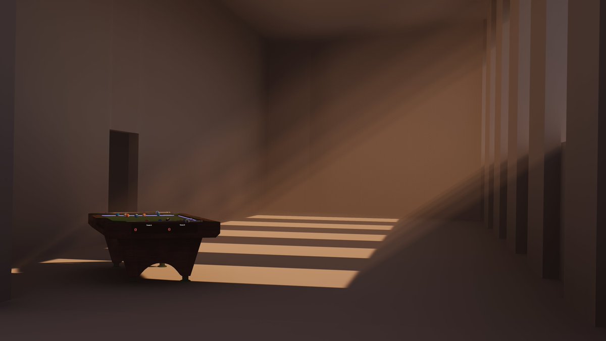 robobo1221's tweet image. Made an update to the volumetric light shader.
Pretty much added a bilateral blur to soften some of the noise out. Because of the blur, the sample count could be halved and it still holds up better than without the blur so I&apos;m pretty satisfied! ^.^

#shaderdev #unity3d #VRChat