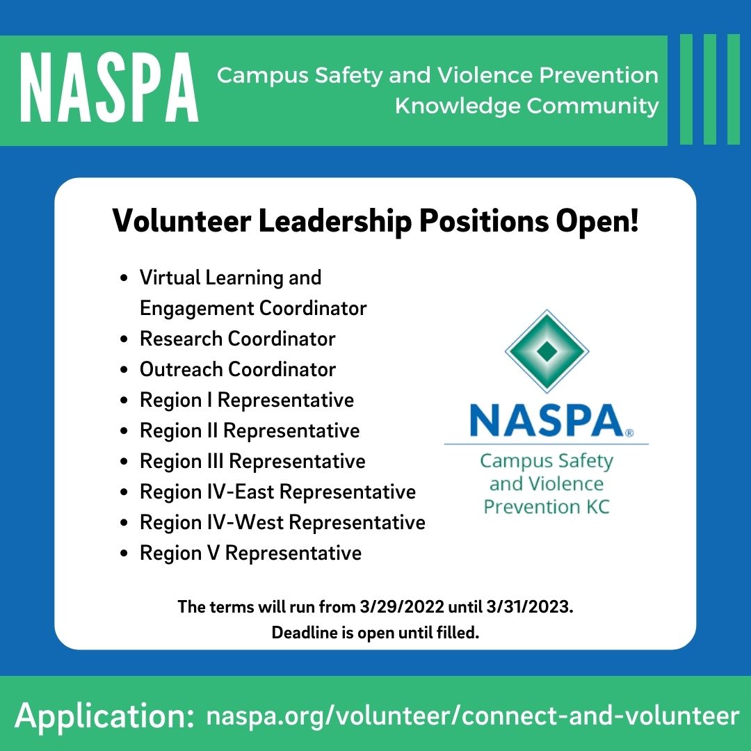 NASPA_CSVPKC's tweet photo. Check out the great opportunities! Join the CSVP KC Leadership team! 
Apply through Volunteer Central @ https://t.co/0HBY3dlYfI https://t.co/s7DFjSMsix