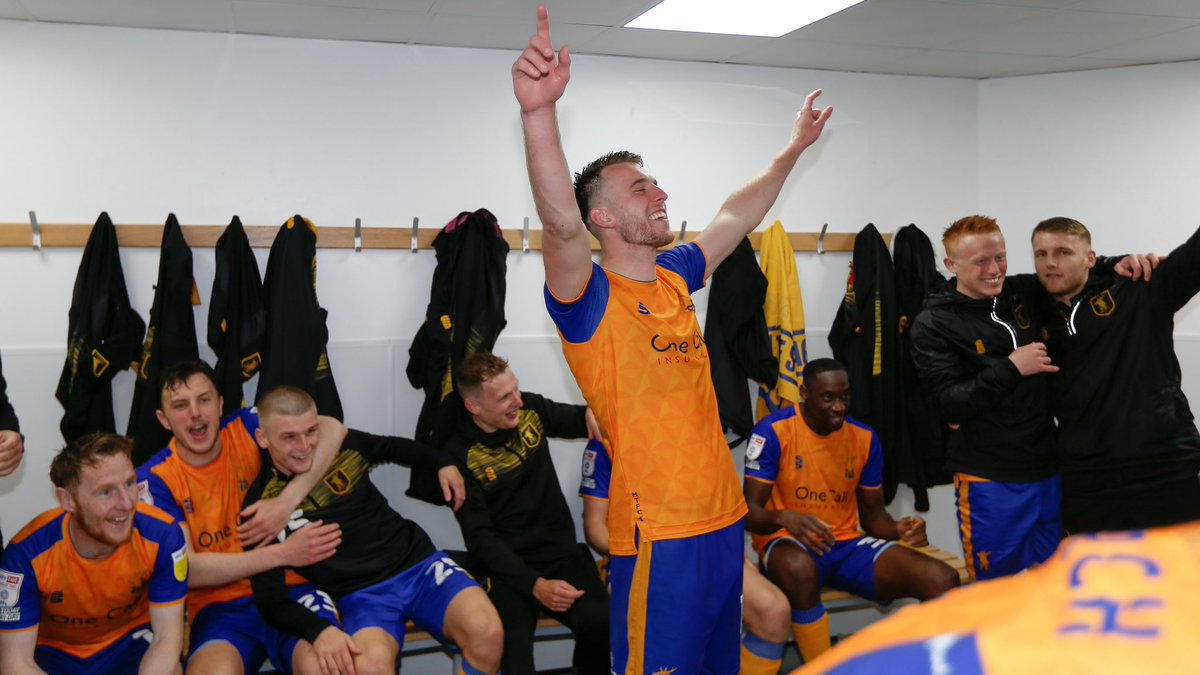 mansfieldtownfc's tweet image. 🔜 Wembley bound.

#Stags 🟡🔵