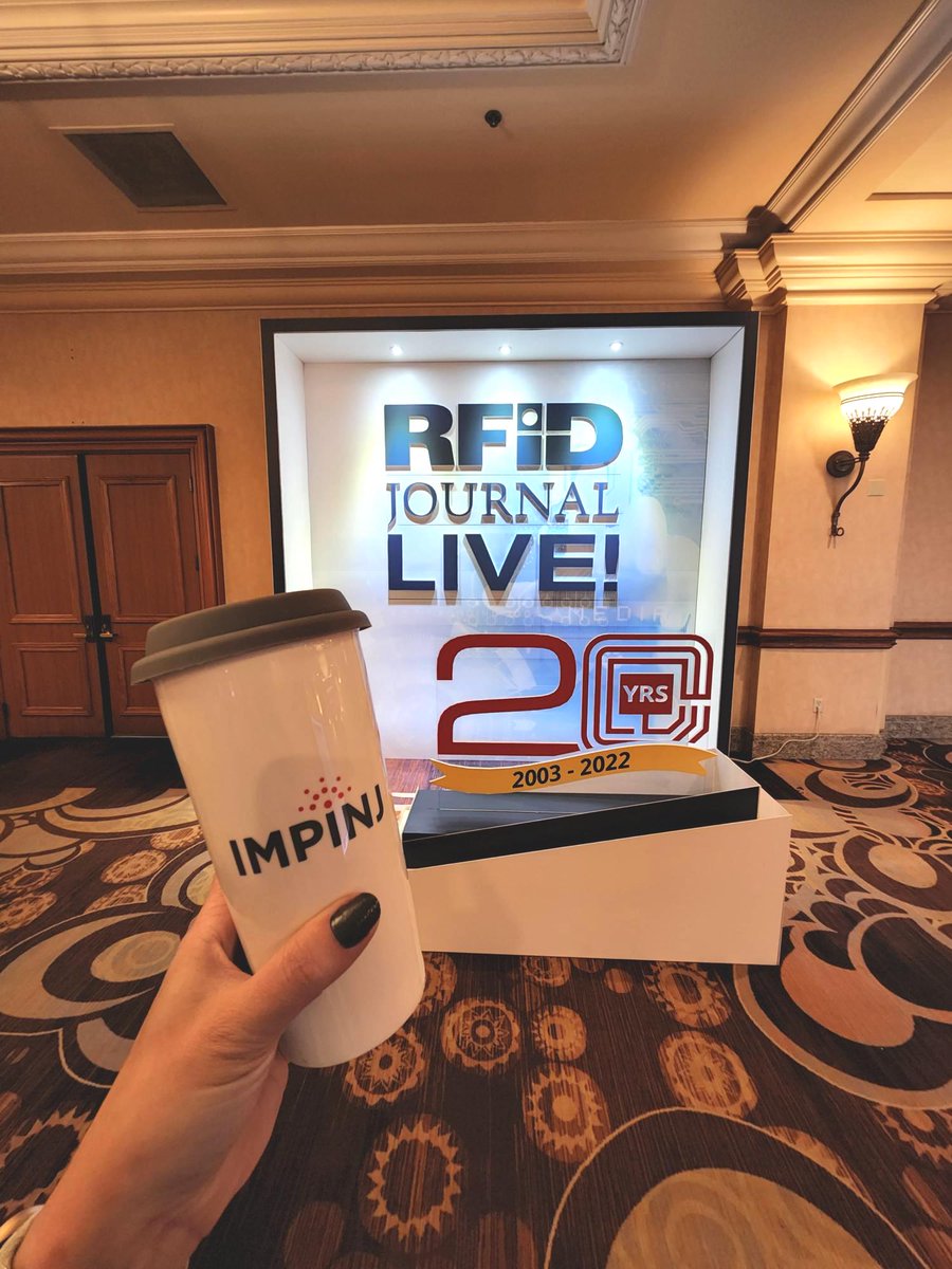 Impinj's tweet photo. Our team is attending day 2 of @RFIDJournal Live! Looking forward to meeting our partners and connecting with industry professionals.
#RAINRFID #RFID2022 #IoTTechnology https://t.co/Ar2KQn1OBw