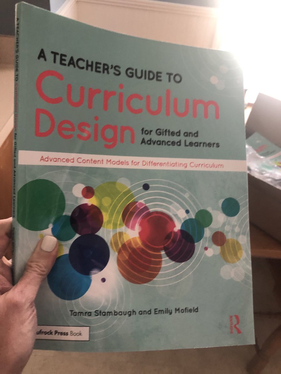 It’s officially released today! So excited about this work w/Tamra Stambaugh. Practical ways to differentiate in content areas! ⁦@prufrockpress⁩ #giftedchat amazon.com/gp/aw/d/164632…