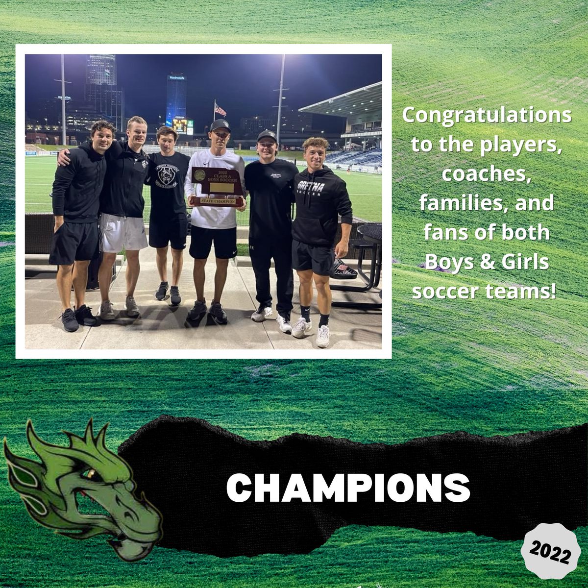 SummitCenterIns's tweet photo. Congratulations to the GHS Boys Soccer team! A certain couple guys we know were part of the 2011 Championship Team as well. 😉 Check our Facebook or Insta to see more images of past &amp; present successes. https://t.co/RaCwklooGV https://t.co/vi7FsienIw