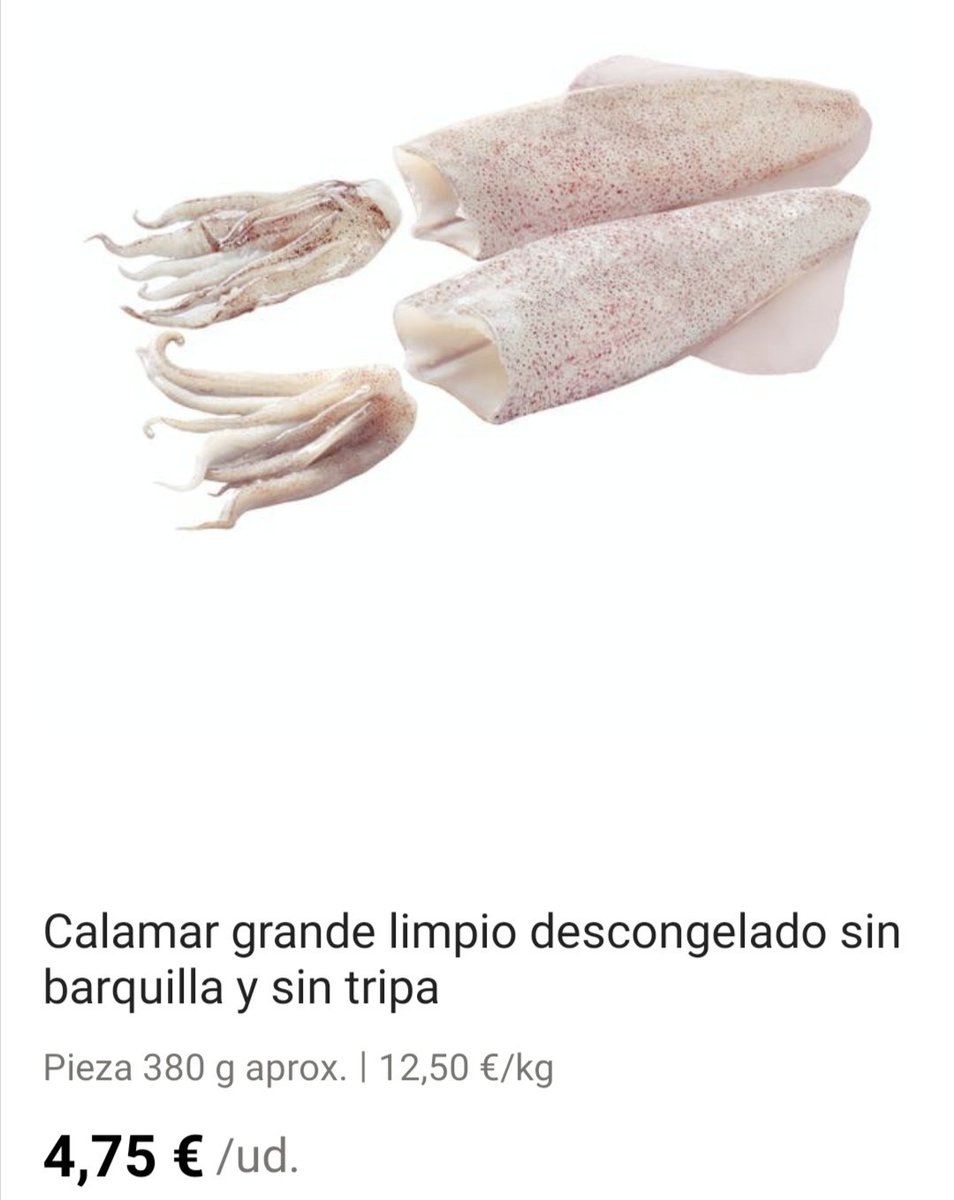 palabritando's tweet photo. Siempre suelo comentar lo bien que prepara @Mercadona sus pedidos, pero en este último me llevé una desagradable sorpresa al encontrar dentro de uno de los calamares que compré como "limpios, sin barquilla y sin tripa" tres boquerones sin terminar de digerir...🤮 https://t.co/RNRiIggzWf