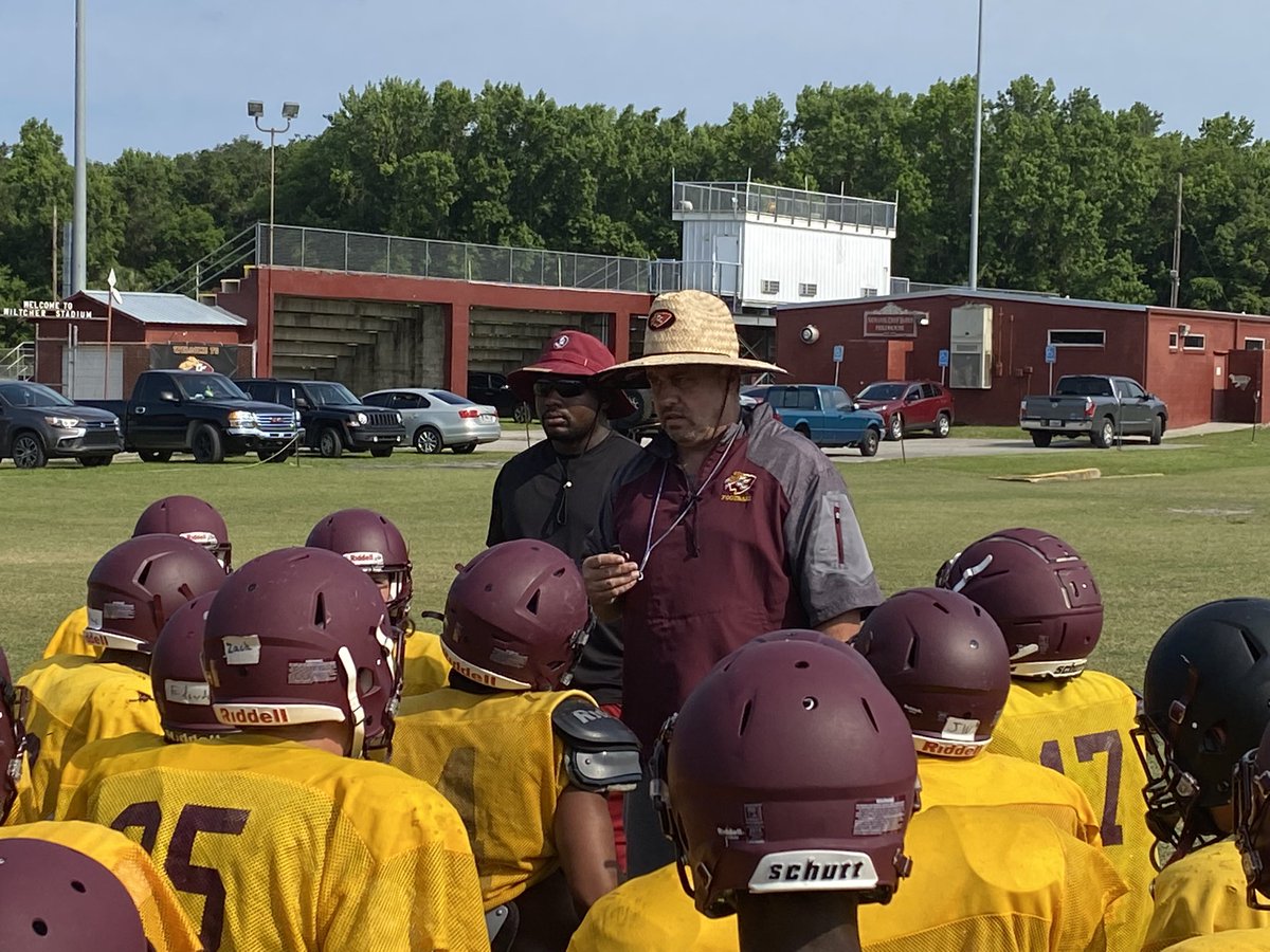 Stopped by <a href="/Raider_Football/">Crescent City Raider Football</a> today the Raiders are amped up about the county jamboree