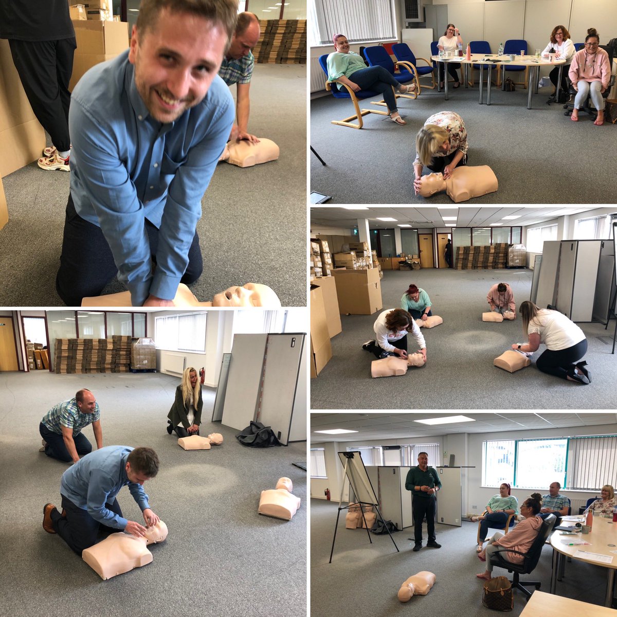 GuestWorldwide's tweet photo. The team have enjoyed some valuable #firstaid training this week at Guest Services HQ #Training #savelives #beprepared #teamwork https://t.co/x88qRg38mc