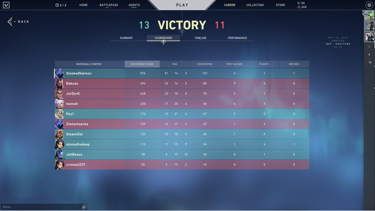 My first 50 Bomb on #VALORANT. Where is my sponsorship?