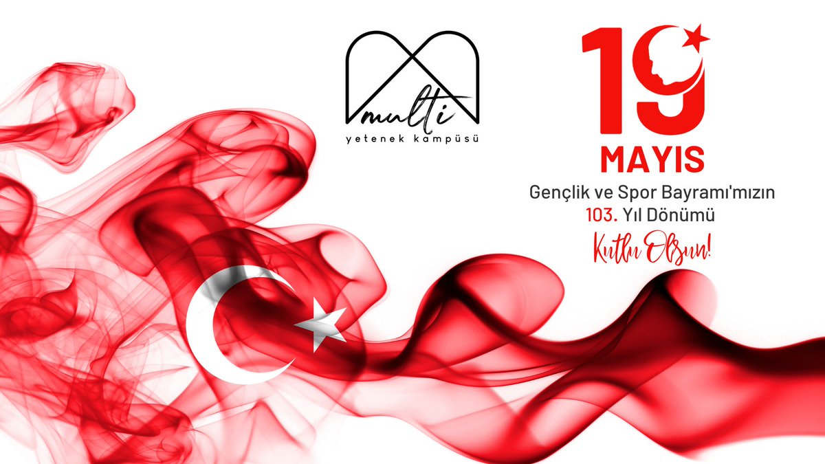 19 Mayıs Atatürk'ü Anma Gençlik ve Spor Bayramı Kutlu Olsun

#19MayısGenclikveSporBayramı #19Mayis1919