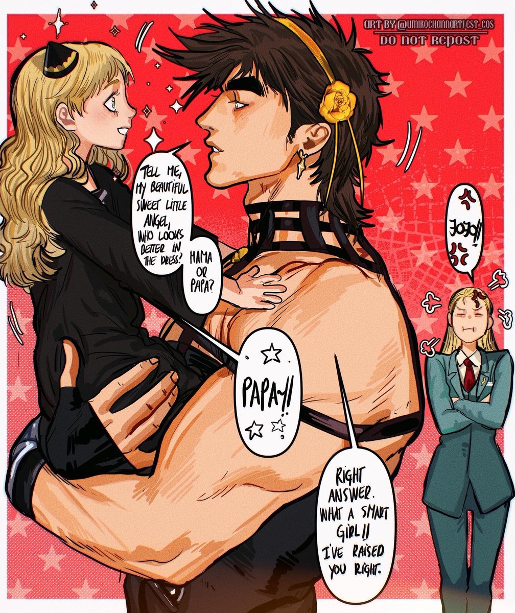 umikochannart's tweet photo. He would.... #JoJosBizarreAdventure #SPYxFamily https://t.co/foamZ65v04