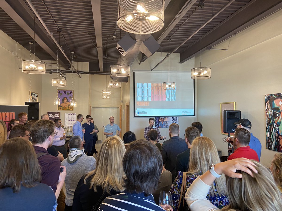 Startup Week 2022 kickoff! ⁦<a href="/networkkansas/">Network Kansas</a>⁩ ⁦<a href="/ICTStartupWeek/">Wichita Startup Week</a>⁩