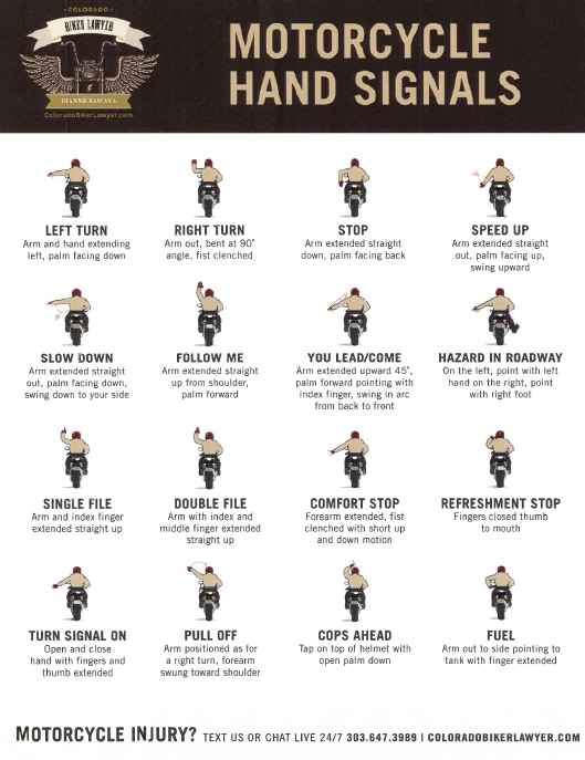 ⚠️HAND-Y MOTORCYCLE SIGNALS⚠️