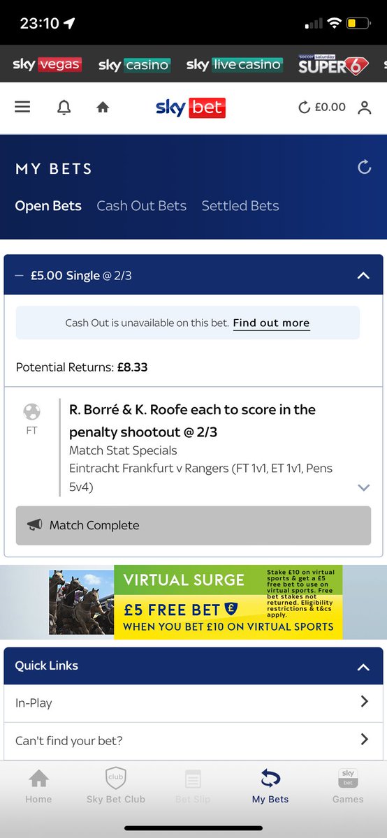 masonmount2's tweet photo. @SkyBet @SkyBetHelp can odds change after the bets been placed and finished https://t.co/Cuq9rO253s