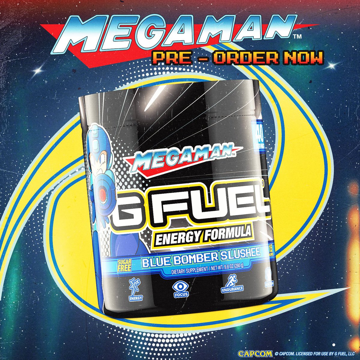 GFuelEnergy's tweet photo. 💙 𝗥𝗧 + 𝗖𝗢𝗠𝗠𝗘𝗡𝗧 "#GFUEL" to win a @MEGAMAN-INSPIRED, VANILLA BLUE RASPBERRY "𝗕𝗟𝗨𝗘 𝗕𝗢𝗠𝗕𝗘𝗥 𝗦𝗟𝗨𝗦𝗛𝗘𝗘" TUB!!!

💥 Picking 2 winners on Friday!

🚨 Collector's Boxes are now SOLD OUT!

🛒 𝗣𝗥𝗘-𝗢𝗥𝗗𝗘𝗥: https://t.co/w6rGYQ8aJE https://t.co/MHt86Zf4IS