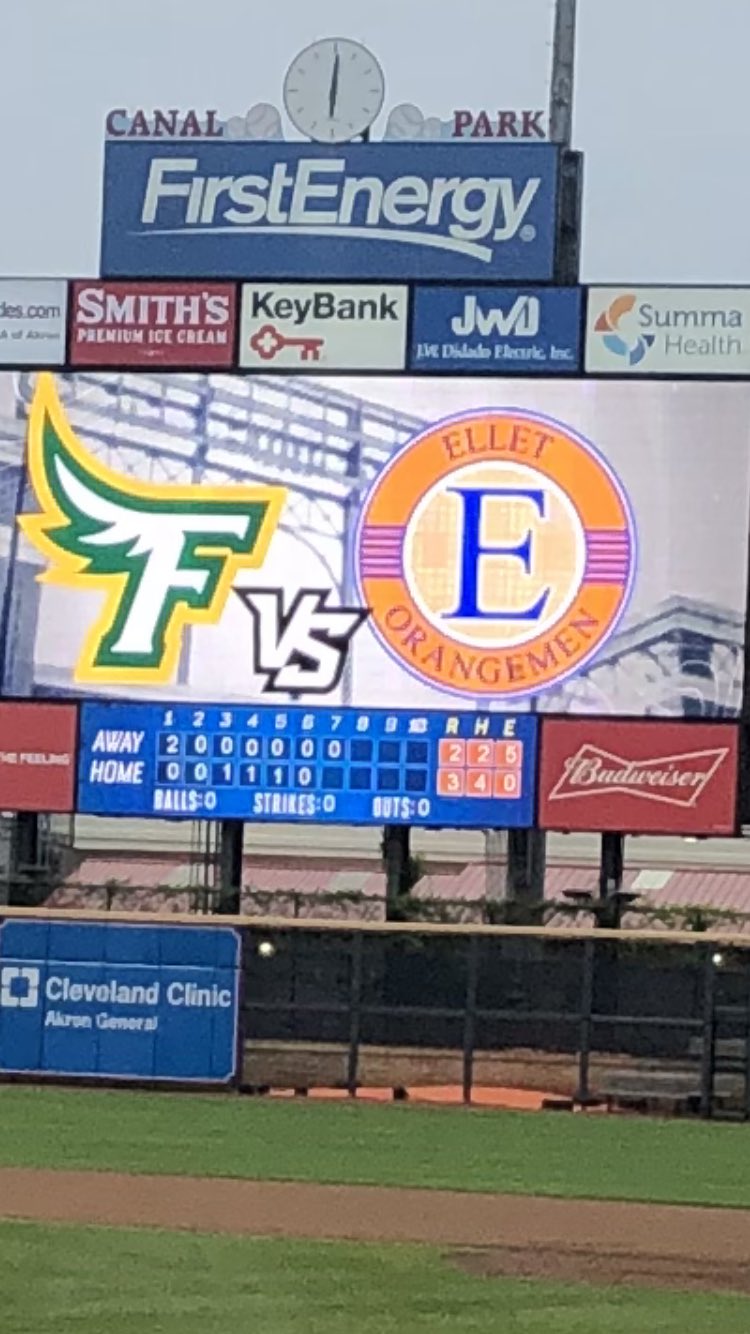 APS Athletics on Twitter "In a close battle at Canal Park, Ellet