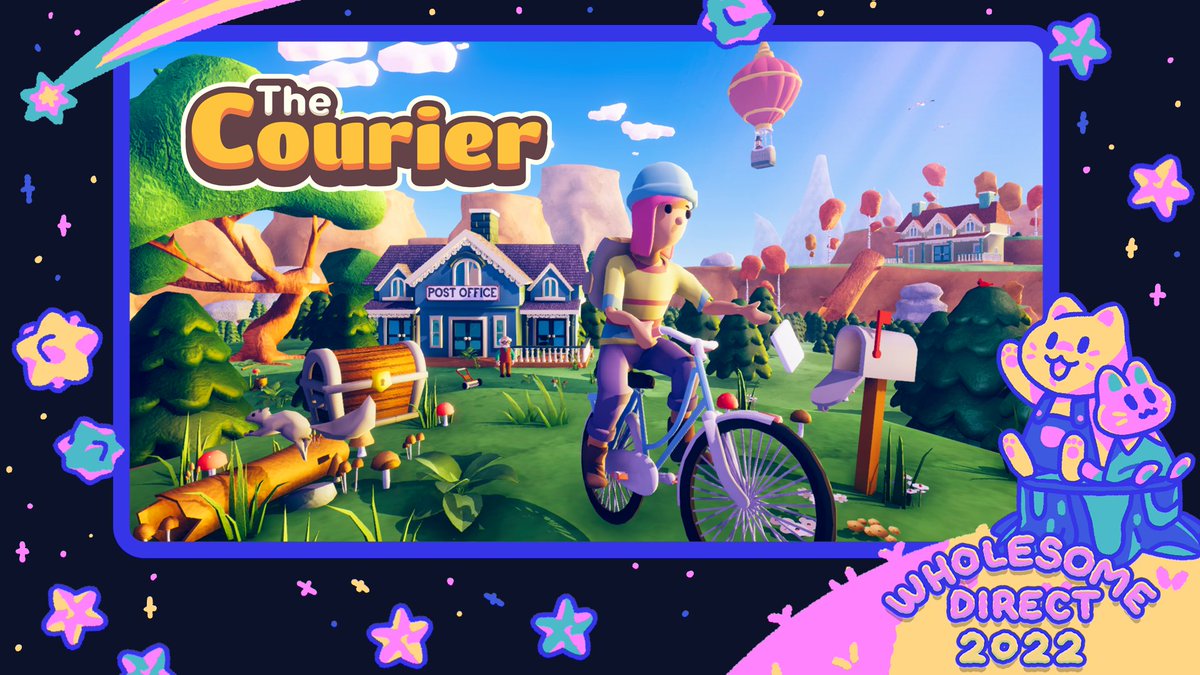 TheCourierGame's tweet photo. New gameplay footage delivery and announcement during the @_wholesomegames #WholesomeDirect on Saturday, June 11 at 9:30am PT! 📨

Who's tuning in? https://t.co/URqts74XU7