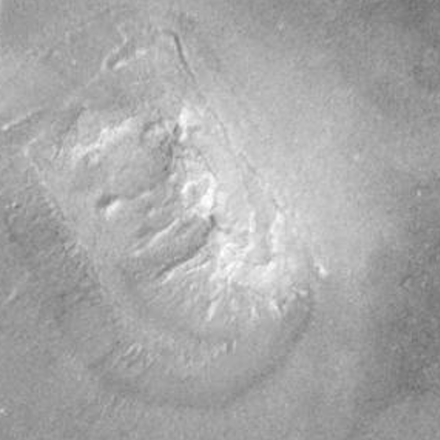 A rock formation seen on Mars by the Viking 1 orbiter in 1976 (left) and at higher resolution by Mars Global Surveyor (right). More about Mars and pareidolia – the human tendency to see recognizable shapes in objects that are otherwise not familiar to us: go.nasa.gov/3sGhC8l