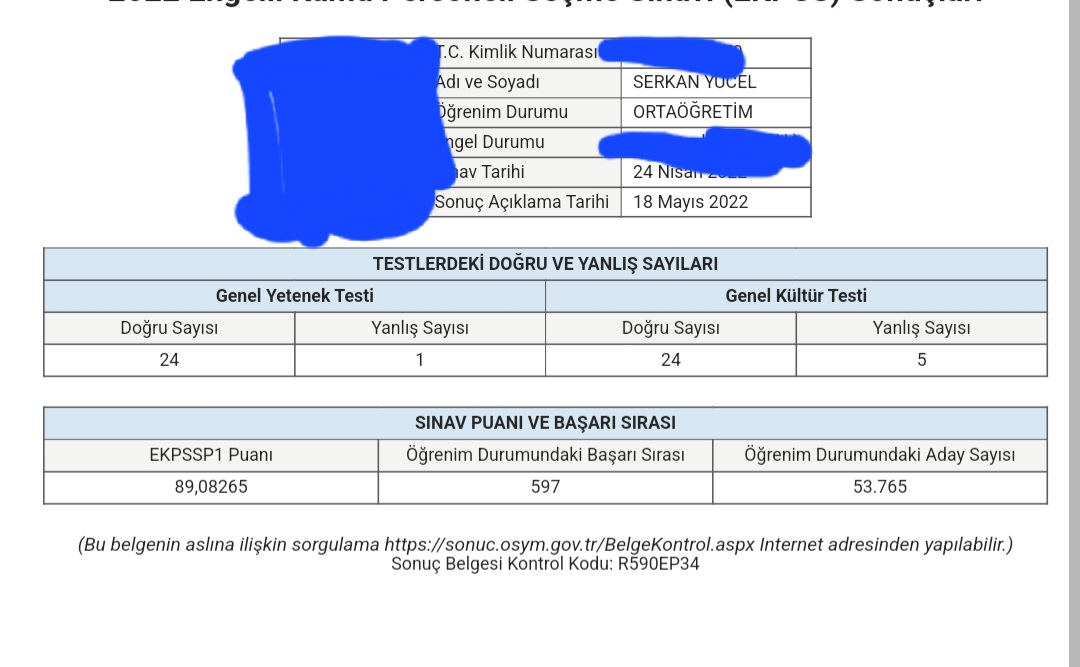 syucel26's tweet photo. Sınav önceki senelere göre çok zordu. Puan ve sıralamada bunu destekliyor. Umarım artık atanırız... @OSYMbaskanligi @RTErdogan @deryayanikashb #ekpss2022 https://t.co/NNE1qeuniB