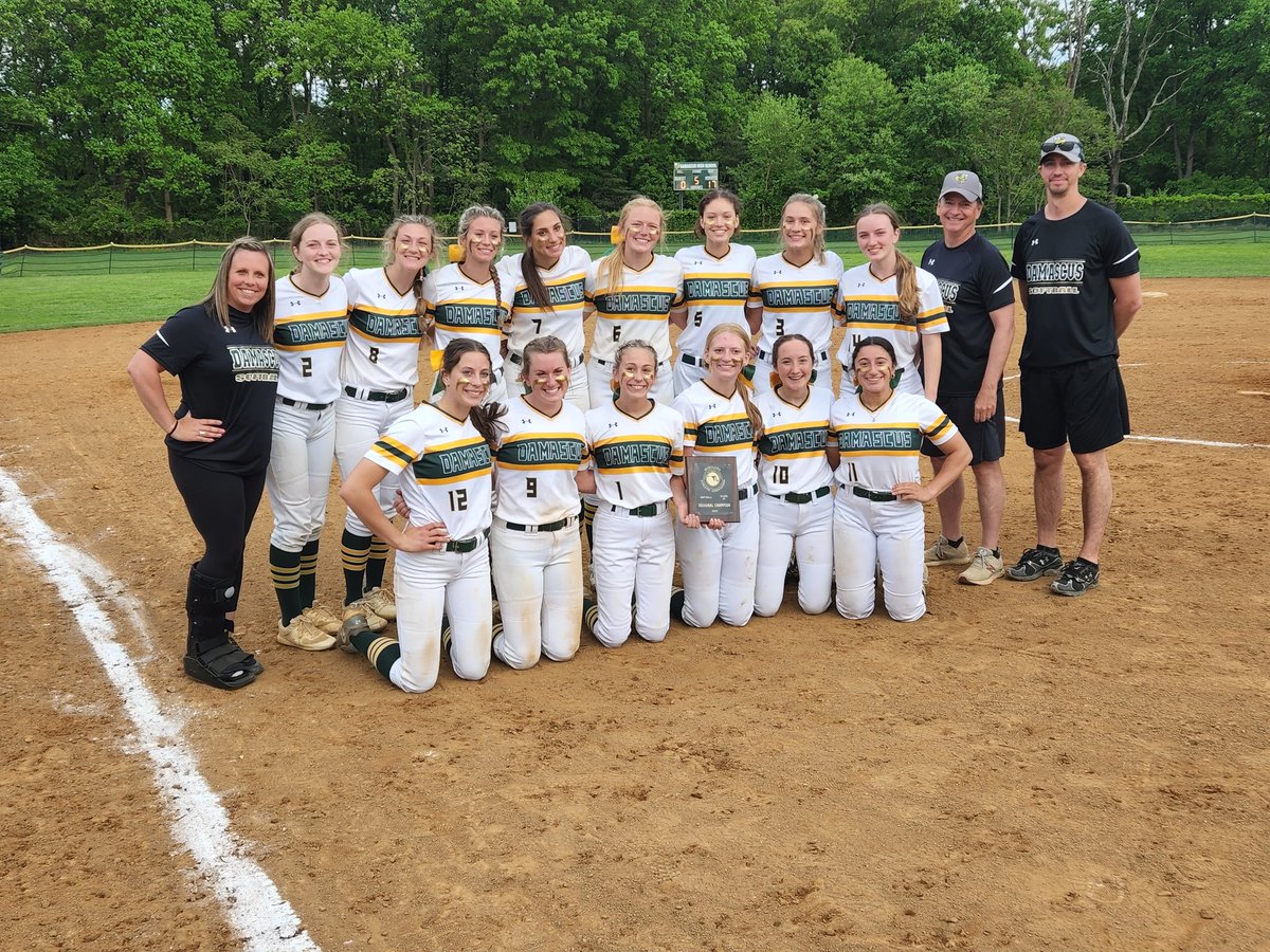 Softball takes home the regional championship over Rockville! Our next game will be either Friday or Saturday, we will know tomorrow.