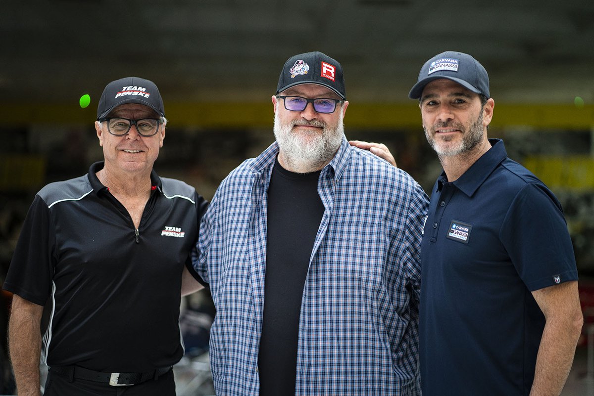 Took about 18 months to pull off, but I finally got Rick Mears and <a href="/JimmieJohnson/">Jimmie Johnson</a> together for a long session of fellowshipping and storytelling--two SoCal offroad racers who somehow made it to the #Indy500. Videos out next week.