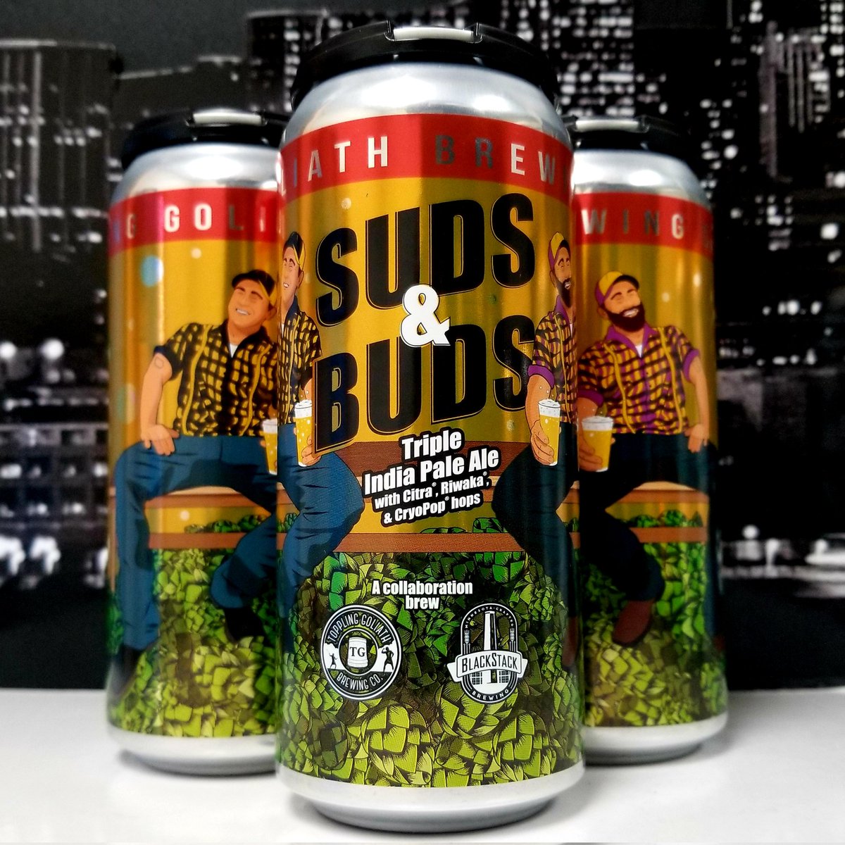 CityViewLiquor's tweet photo. Perfect pair.
@TGBrews & @BlackStackBrew
Hey look it's another Black Stack collab! #GetCrushin #FreshFrosties #CrazyRadBeer #collabrew #NewBeerArrivals #TimeForAColdOne #BeerOClock #HoppedUp #HopFueledPartyMachine #CallingAllHopheads https://t.co/5fMoJBSQsg