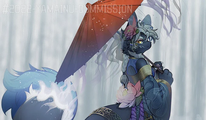 ✨☔🐈✨
Commission for @Zhima_Sesame !
Shaded&Detail:Fullbody
Drawing BG 