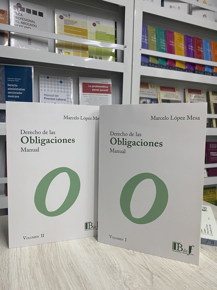 dijuris's tweet photo. Para cerrar con broche de oro, te compartimos títulos de #EditorialBdeF 👏📚

📖 “Derecho de las obligaciones“ Manual. Volumen I y II👉: https://t.co/KhhwG5Qrz2

📖 “Los engranajes de la Responsabilidad Pública“👉: https://t.co/IQLXBFB4AH

Más de #BdeF 👉: https://t.co/AZ6bplQDL0 https://t.co/gF54Po4LHs