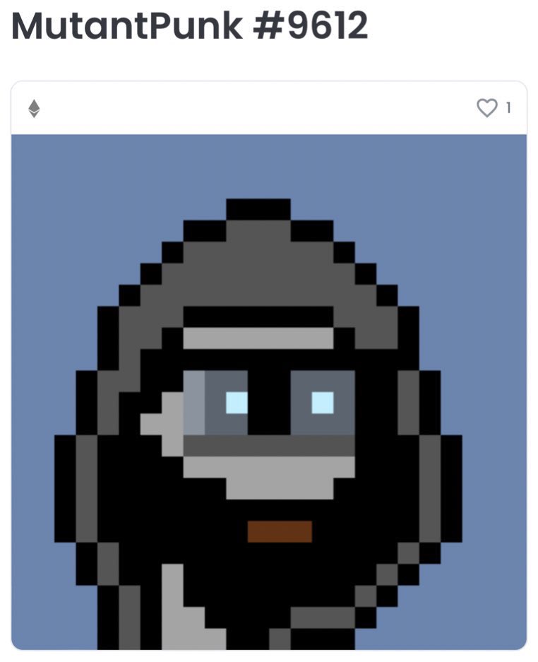 had to load up another mutant punks hoodie #8770 ☠️ welcome home 💰
<a href="/MutantPunksNFT/">MutantSwap</a>