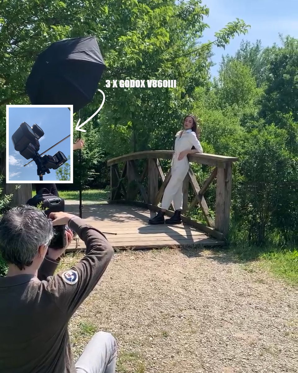 GodoxGlobal's tweet photo. Forgot to bring your #monolight? Don’t worry! Camera #flash saves the day! See how Stefano Tealdi creatively combine three #V860III together in a reflective umbrella when he didn’t bring his #AD300Pro.
#godox #photography #photographer #portraits #portraitsphotographer #lighting https://t.co/tzrxcEV6G4