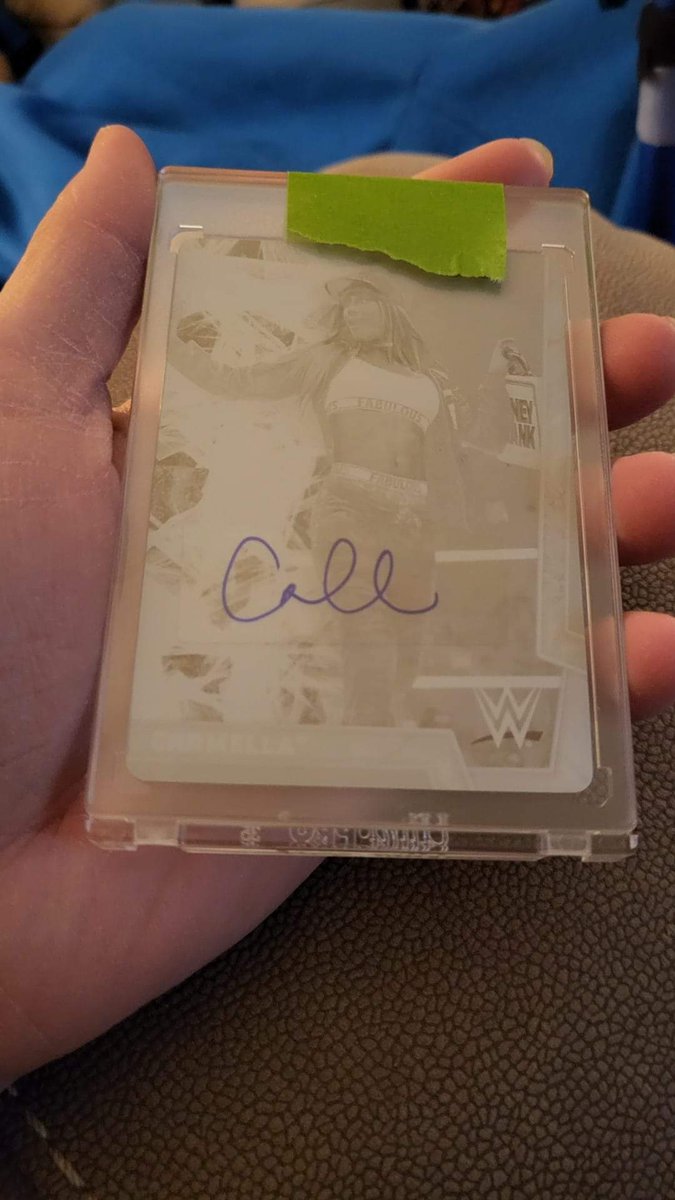 My new favorite possession <a href="/CarmellaWWE/">Mella Is Money 🤑</a>