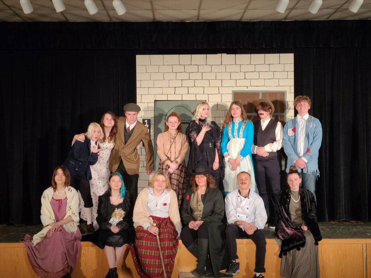 KatieHowse2's tweet photo. We did it! Congratulations WGM students on an amazing production! I am so proud of all your hard work! @WGMurdoch #rvsed https://t.co/pIW2Dh2h48