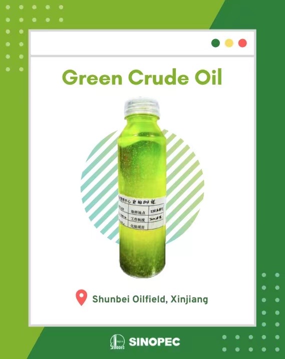 Sinopec on X: #SinopecADeeperLook 🔍 Have you ever seen green crude oil  with changing color? This bottle of fluorescent green condensate oil is  extracted by Sinopec Northwest Oilfield from 8000 meters below