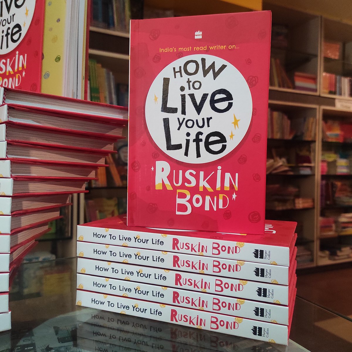 StorytellerKol's tweet photo. Kicking off @RuskinBondIndia's birthday celebrations at Storyteller Bookstore this AM. If you're in Calcutta join us for a slice of cake!
Get your copy of #HowToLiveYourLife by @HarperCollinsIN here: https://t.co/0n73qsb8vD https://t.co/tt5VyGQ5wX