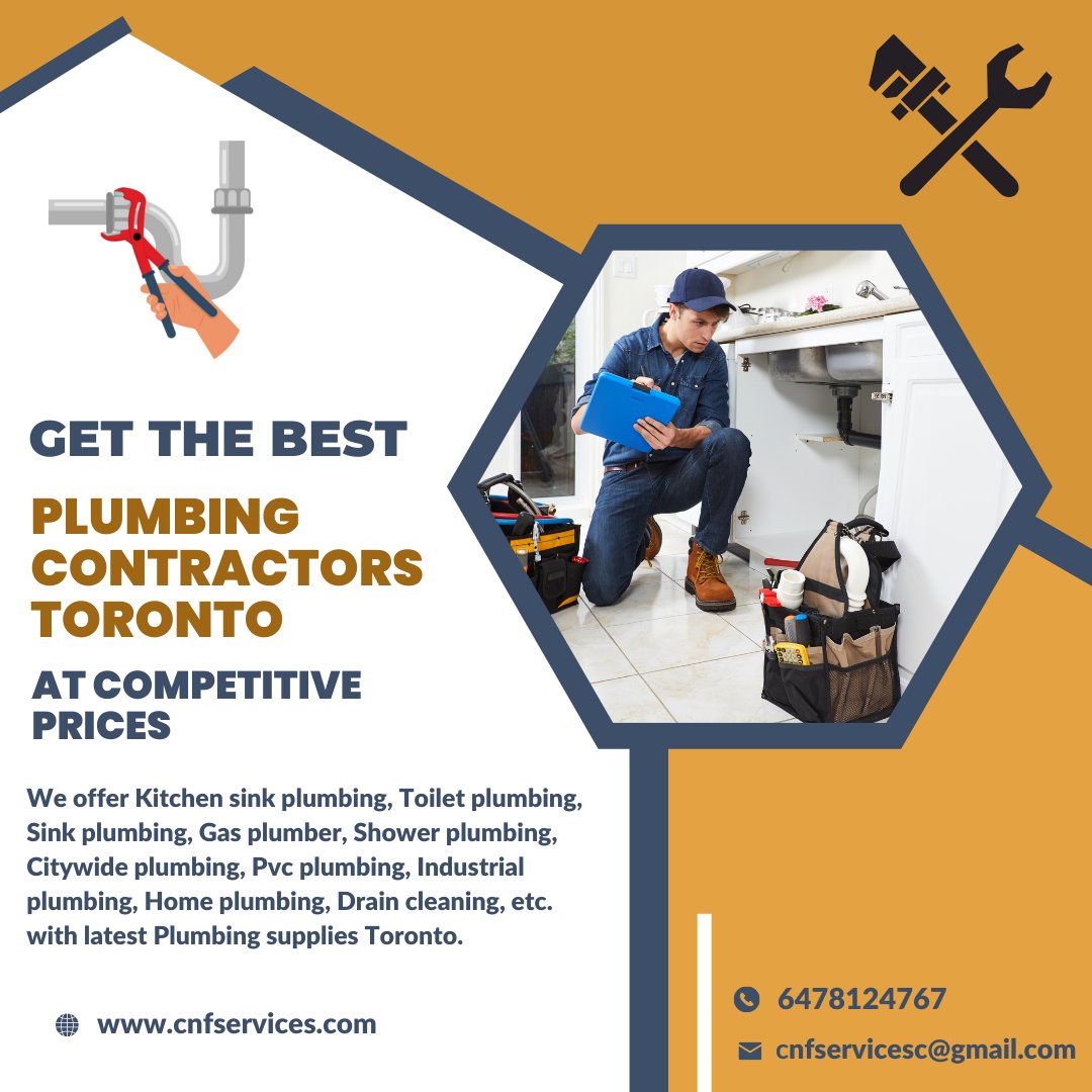 CnfServices's tweet photo. Fix your plumbing problems quickly by CNF Services, We are proficient in providing services like water tank repair, water heater repair, pipe repair, sealing and even installation of tanks, heaters, basins, Toilets repair, etc.
.
.
.
Visit: https://t.co/9IP9IyW6cd
#plumber https://t.co/01UXeflY8i