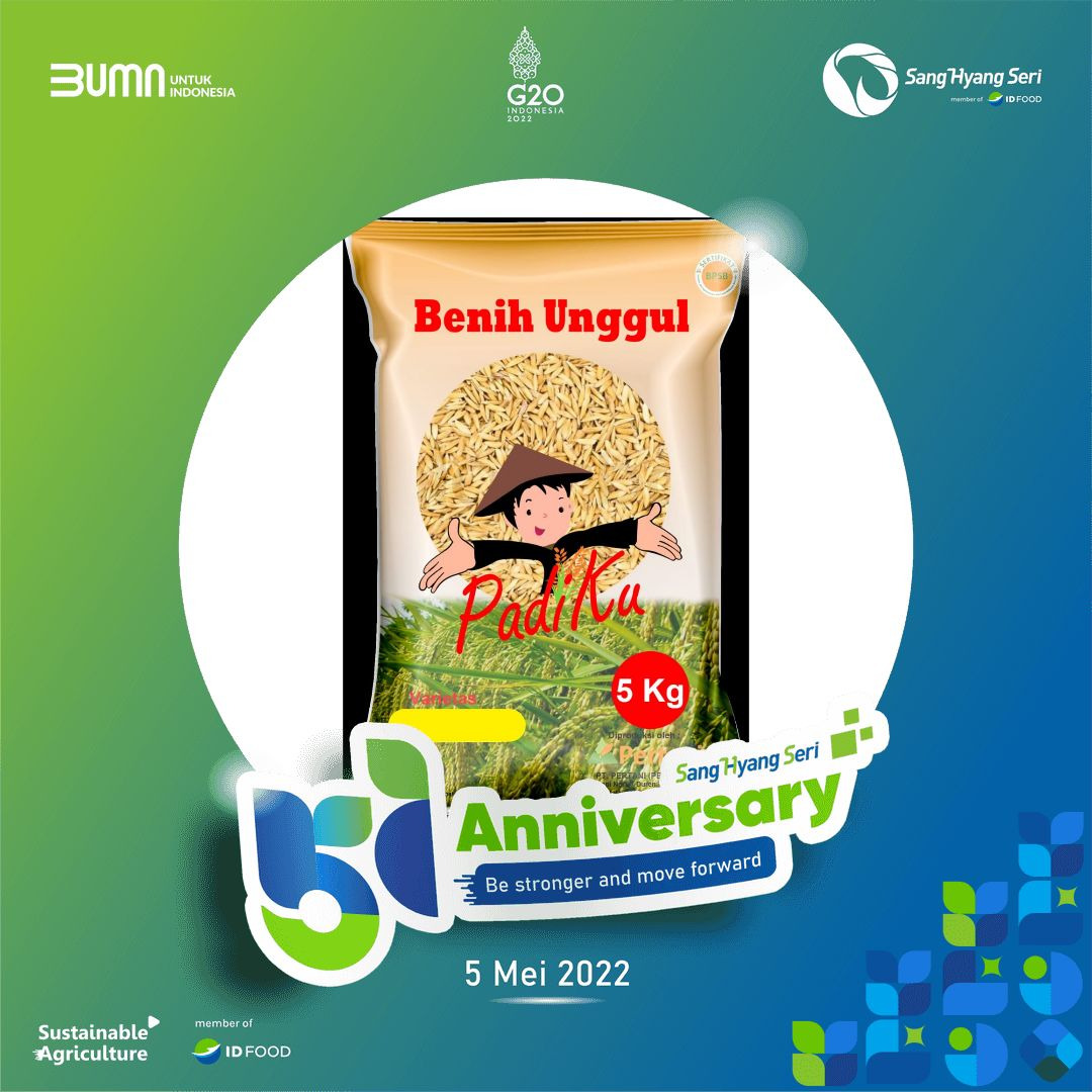 SHS_Sumatera's tweet photo. Be Stronger &amp; Move Forward
#NewSHS #SangHyangSeri #SHSSeed #SHSRice #Foods #BenihUnggul #BerasPulen #BenihSHS #BerasSHS #AnggrekPlicata #SangRice
.
@kementan @KemenBUMN @BadanPangan @idfood_official https://t.co/EvKYXILy43