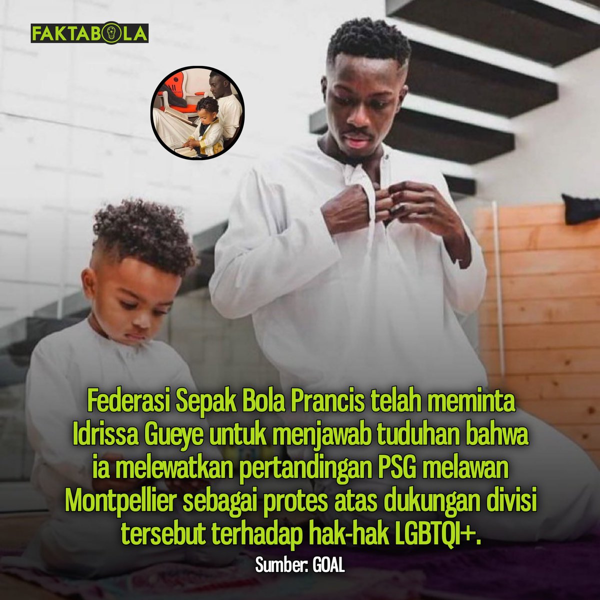 FaktaSepakbola's tweet photo. Mereka Para Petinggi mengubah Sepakbola menjadi arena di mana mereka menyebarkan ide-ide mereka sesuka mereka, dan mereka menolak dan menindas semua orang yang menentang.

Kami Bersama, Idrissa Gueye. Semua orang harus memiliki hak dan kebebasan yang sama dalam menjalani hidup❤️ https://t.co/d9OcqWWamd