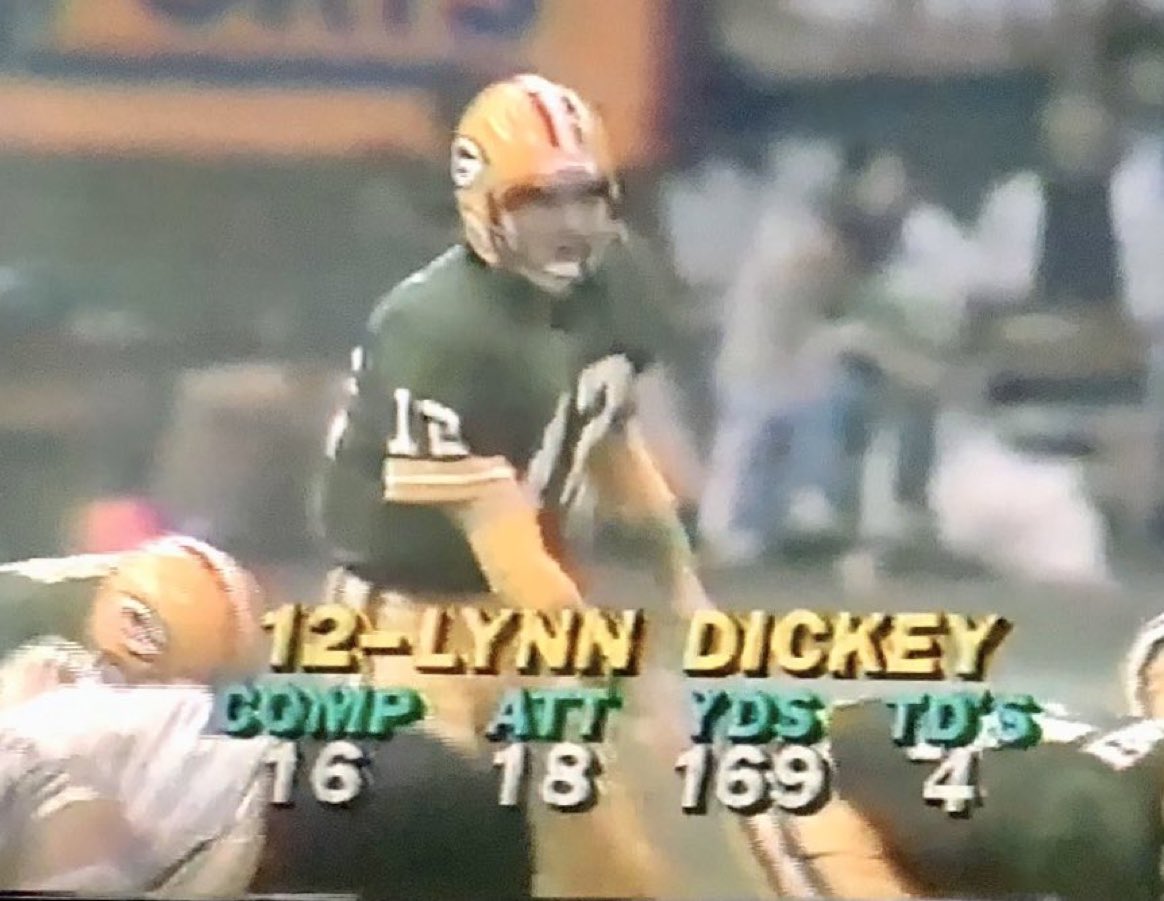 Super70sSports's tweet photo. If you don’t remember the early 80s, just trust me when I tell you that this is the 2022 equivalent of being 19-for-18 for 1500 yards and 14 TDs. https://t.co/xhmeTJX6M9
