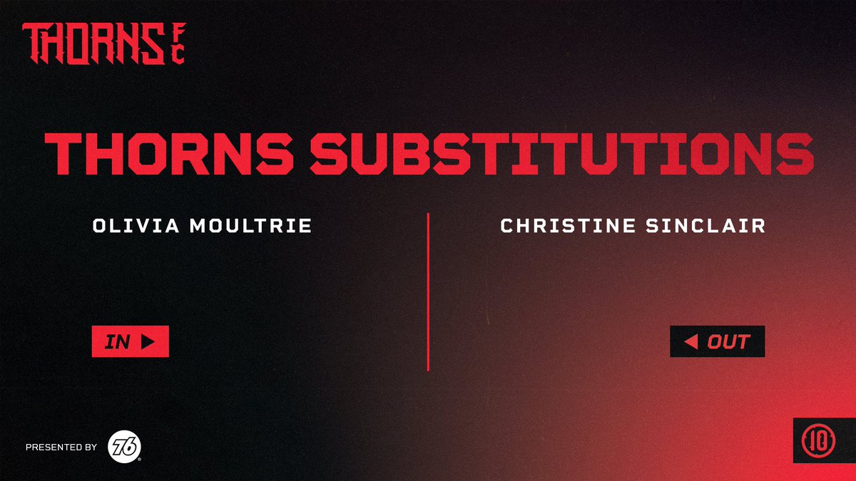 ThornsFC's tweet photo. 87' Final sub of the night. 

#BAONPDX https://t.co/rMDfsZTR8i