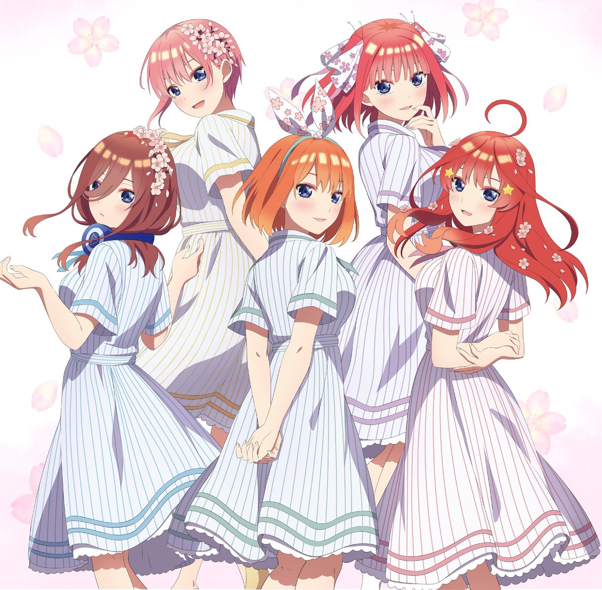 AnimekyNews's tweet photo. Ilustraciones especiales de colaboración entre la franquicia "Gotoubun no Hanayome" y HICUL Online Store.
#五等分の花嫁
1/3 https://t.co/OXVX7hPDrv