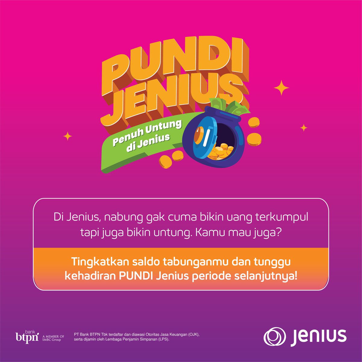 JeniusConnect's tweet photo. Ini dia pemenang #PUNDIJenius periode 2 yang mendapat 1 hadiah utama Nissan Kicks e-Power dan 30 Samsung Z Flip3 5G. 🥳🙌🏼

Buat pemenang, segera kunjungi https://t.co/iseUHzYDsG untuk informasi proses selanjutnya ya.

Mau dapat hadiah juga? Tungguin #PUNDIJenius berikutnya! 👀 https://t.co/eoXz2BD0dy