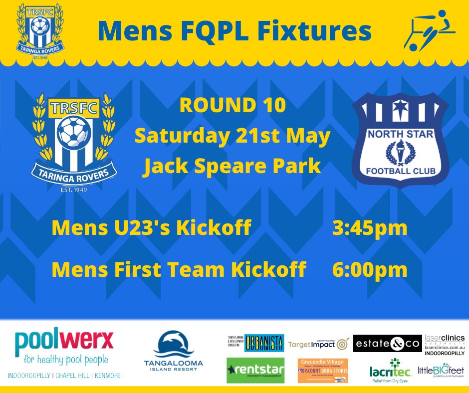This week at Taringa Rovers #COYR