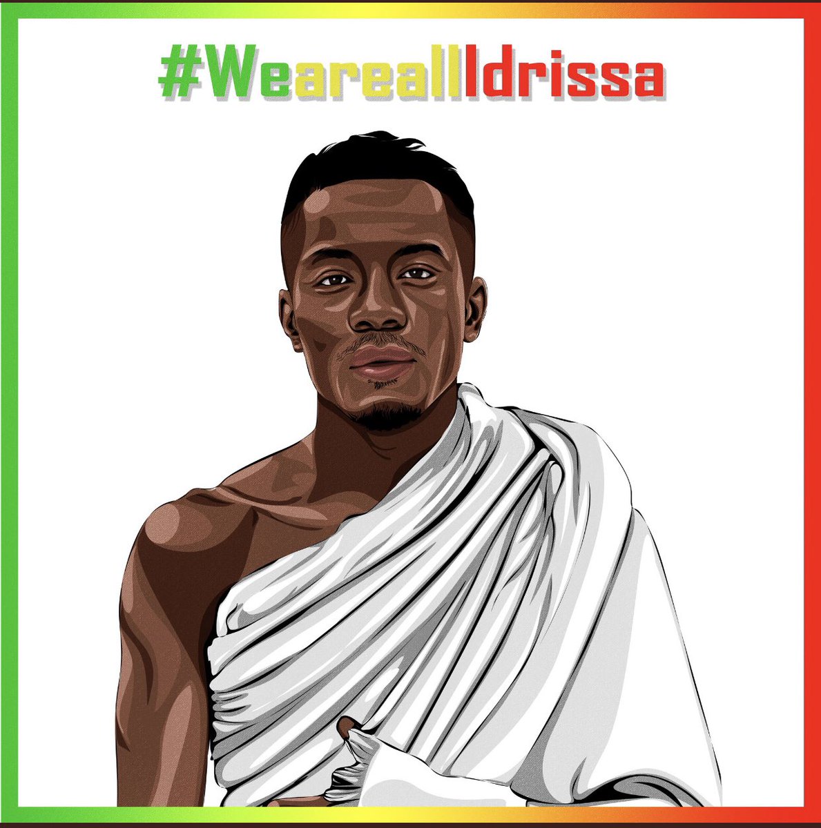 riizrafa's tweet image. #1He doesn't need to wear anything to show his support. #2His religion comes first and you can't force your western ideology onto him. #3Do you see him asking everyone to fast on Ramadan? Or to show support by wearing or not doing anything ? Leave that man alone! #Wearealldrissa